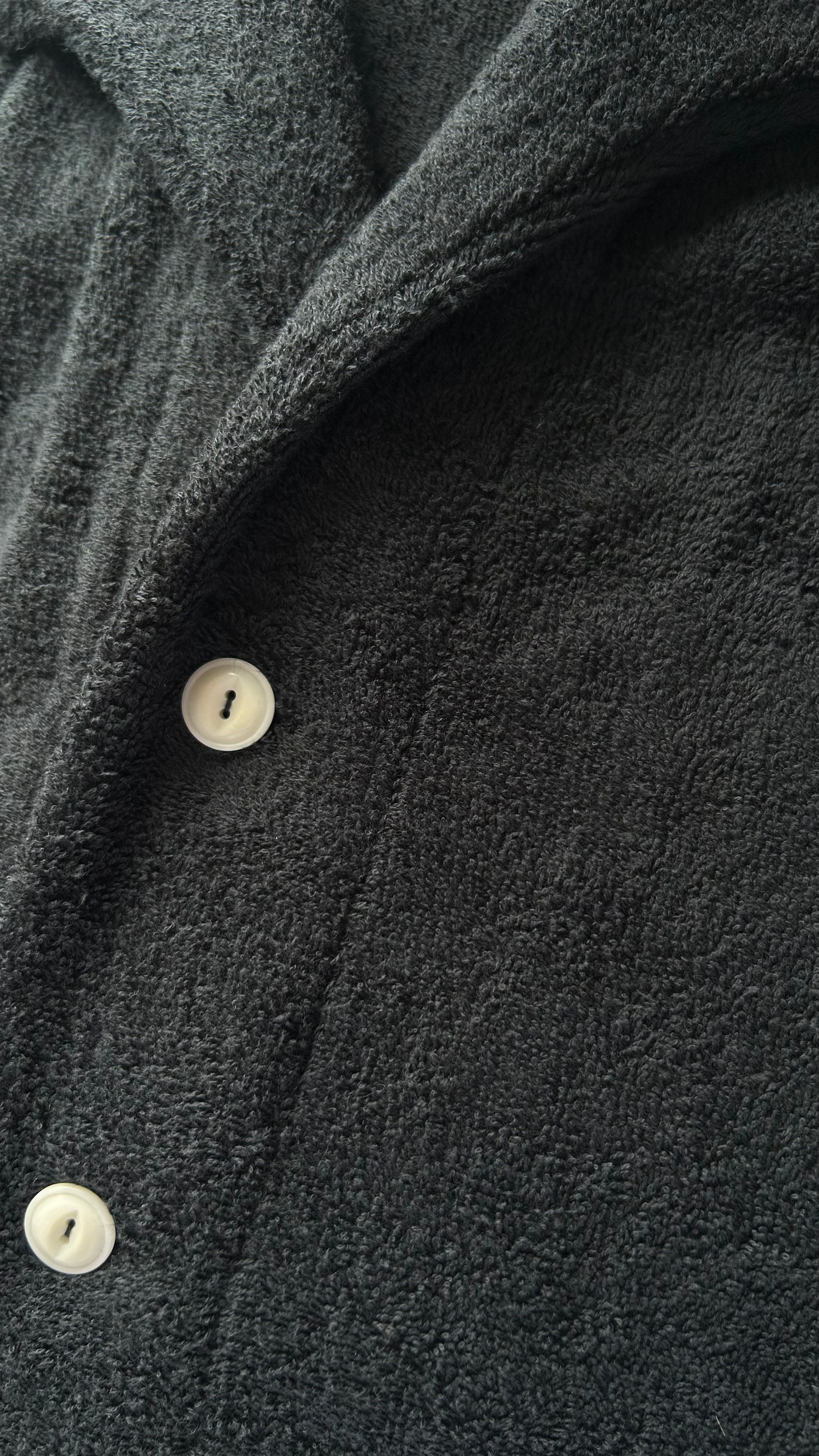 One Piece Towelling Shirt - Black image 1