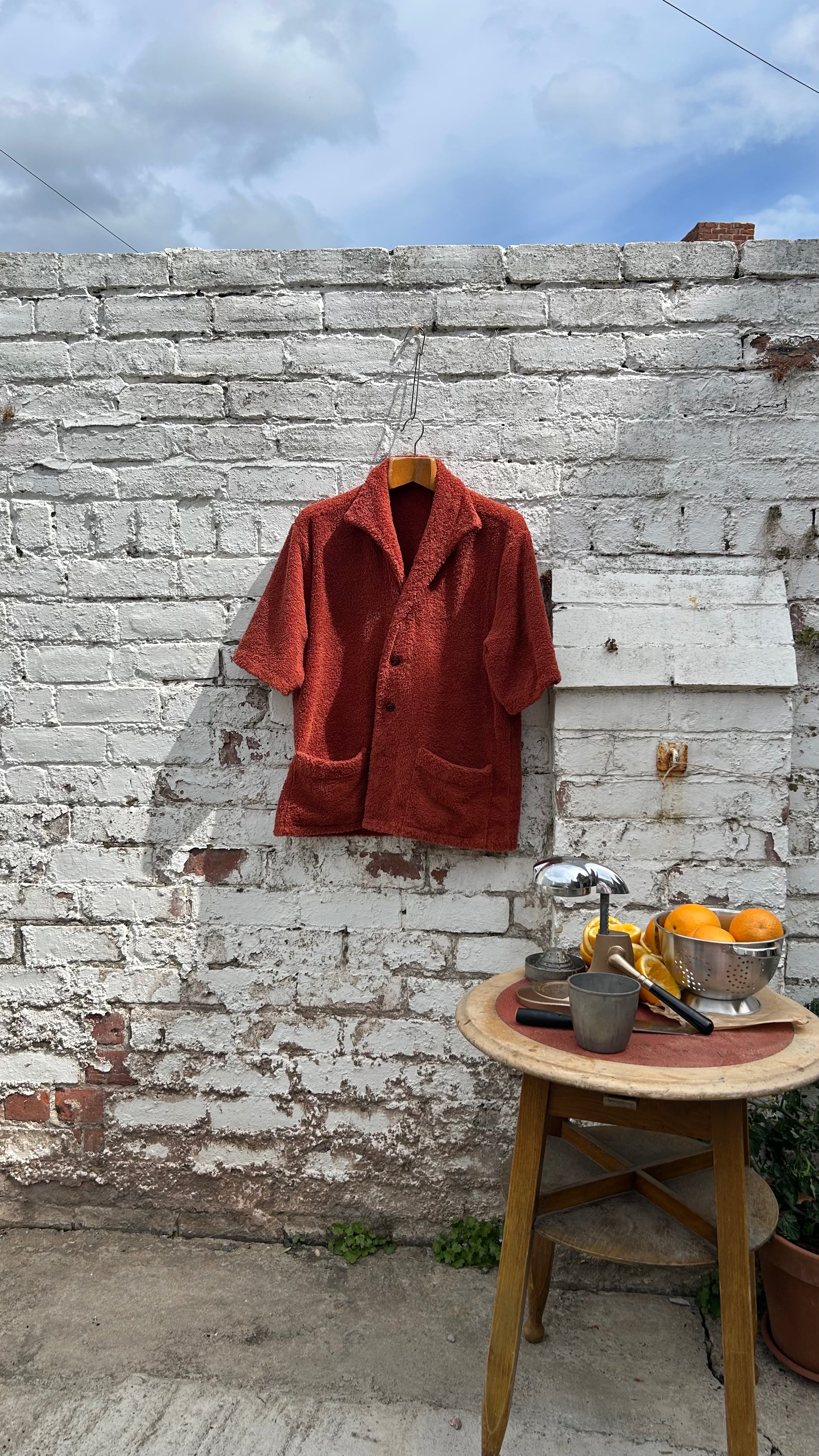 One Piece Towelling - Terracotta