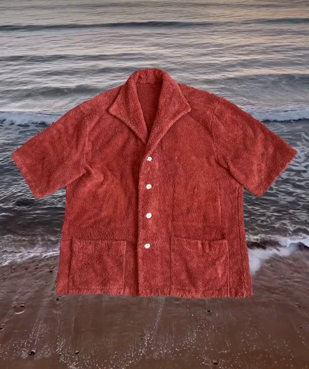 SS26 One Piece Towelling - Terracotta