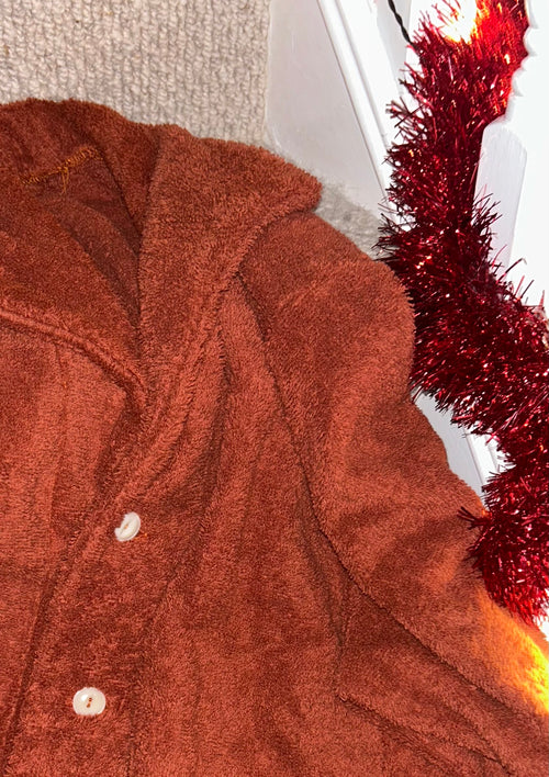 SS26 One Piece Towelling - Terracotta