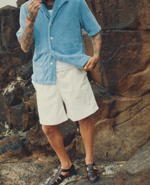 Shapers Shorts Herringbone - Off White